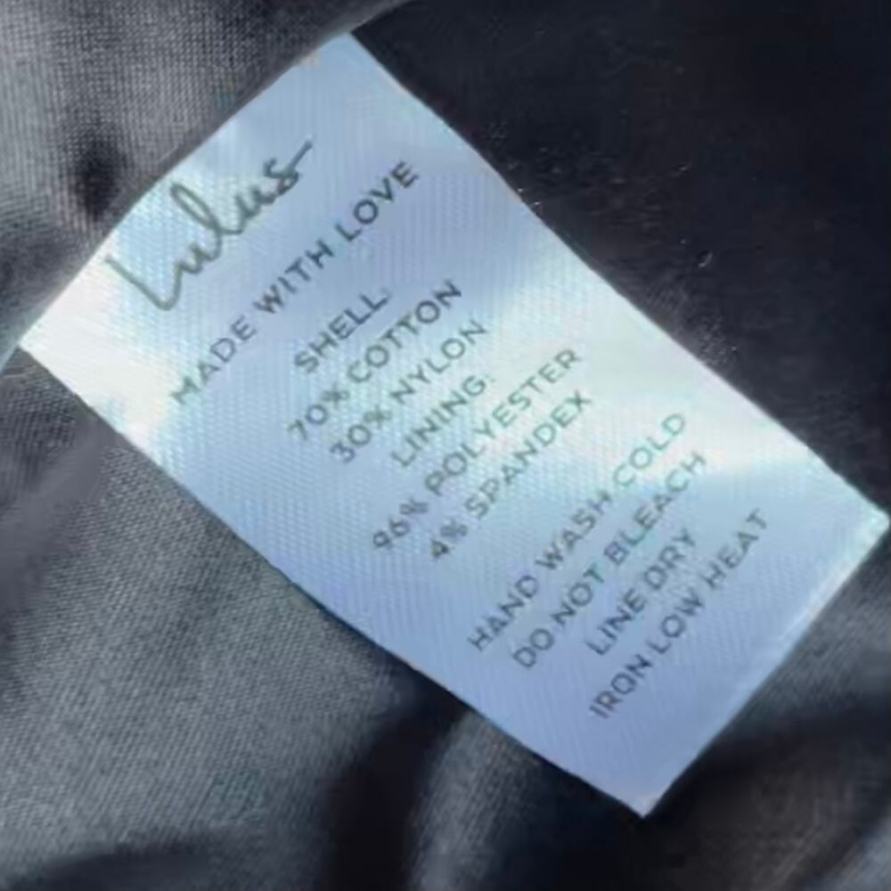 Lulu's Lace Tiered Midi Dress Molinetto Ruffles - Picture 8 of 8